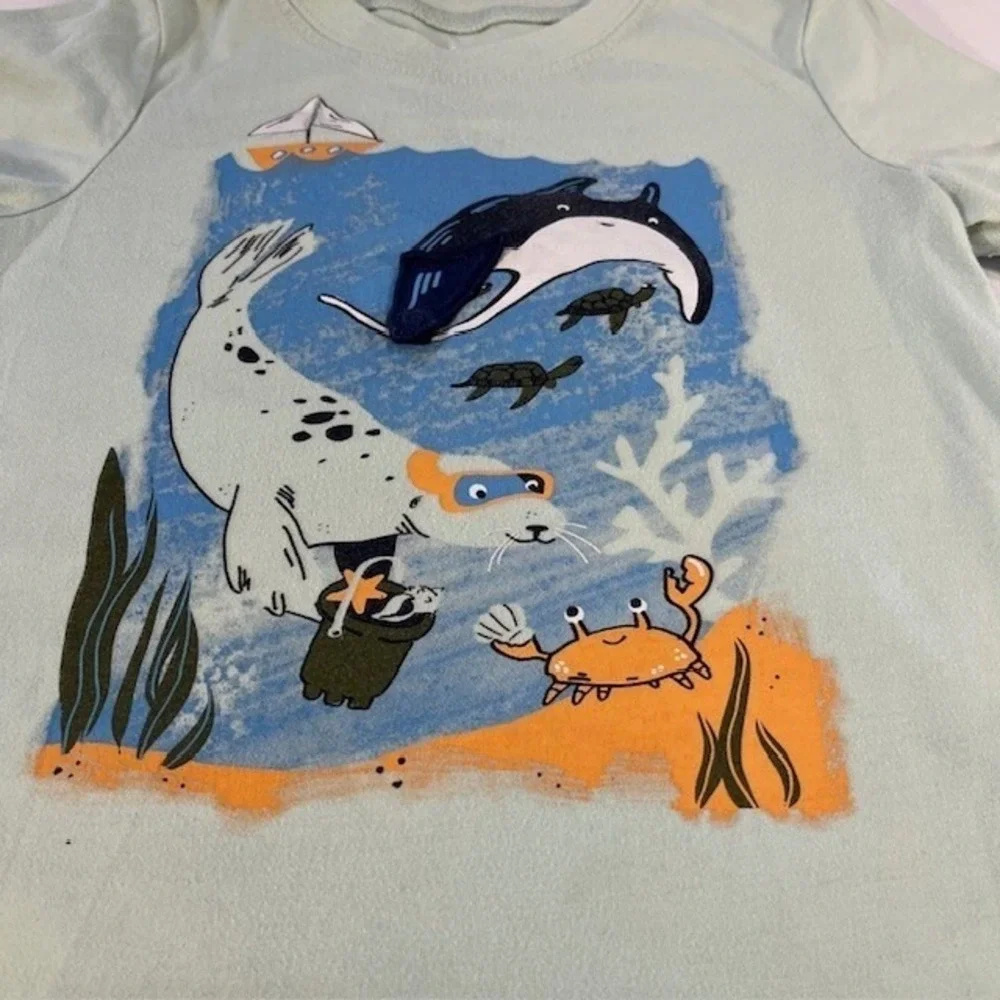 Carters Unisex Sea Life Themed Tee Size‎ 5T